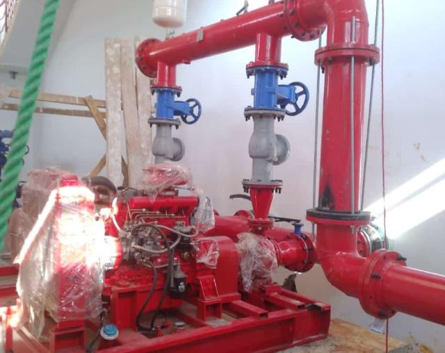 Fireset pump songea airport project